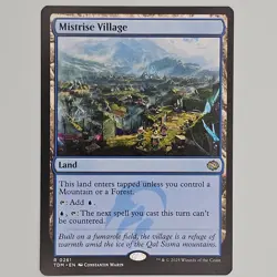 Mistrise Village Tarkir Dragonstorm Magic The Gathering TDM 0261 Rare Normal - Image 1