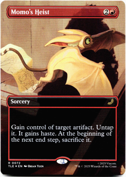 Momo's Heist (Borderless FOIL) Avatar: The Last Airbender: Eternal-Legal MTG - Image 2