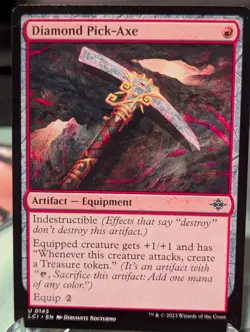 Diamond Pick-Axe 143 Uncommon The Lost Caverns of Ixalan Magic: The Gathering NM - Image 1