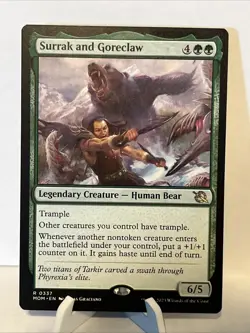Surrak and Goreclaw #337 - March of the Machine – Rare – Lightly Played - Image 1