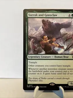 Surrak and Goreclaw #337 - March of the Machine – Rare – Lightly Played - Image 2