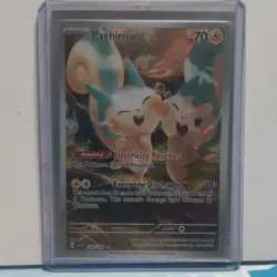 Pokemon Pachirisu 208/198 SV01 Scarlet & Violet Illustration Rare Holo HP 70 - Image 3