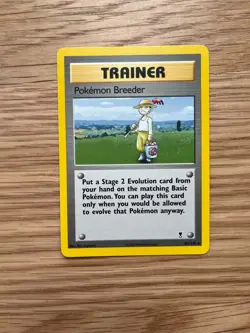 Pokemon Breeder 102/110 Rare Legendary Collection Pokemon Card - Image 1