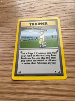 Pokemon Breeder 102/110 Rare Legendary Collection Pokemon Card - Image 2