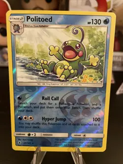 Politoed Reverse Holo Rare SM Guardians Rising #25/145 Pokemon TCG - Image 1