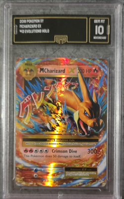 M Charizard EX 13/108 Evolutions Ultra Rare Holo GMA 10 Pokemon TCG - Image 1