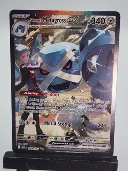 Steven's Metagross EX 289/217 ASC Rare Holo English 340 HP Pokemon MINT/NM - Image 1