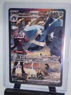 Steven's Metagross EX 289/217 ASC Rare Holo English 340 HP Pokemon MINT/NM - Image 3