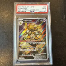 The Pokemon Company Pokemon TCG Alakazam Holo Promo ME 009 PSA 9 2025 EN - Image 1