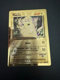 2021 Pokemon Celebrations Ultra Premium Collection Gold Metal Pikachu #58/102 - Image 3