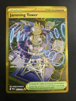 Jamming Tower 243/182 Sv10: Destined Rivals Holo Pokemon TCG - Image 1
