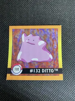 Pokemon Artbox Sticker - Ditto - #132 - Series 1 - Image 1