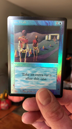 MTG - Time Walk - Beta - FOIL - Alt Art - Legacy - Read - Watch Video! - Image 2
