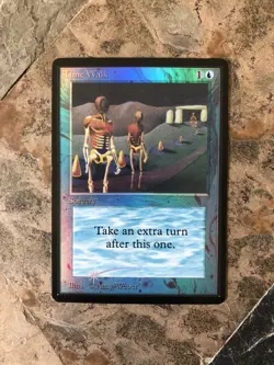 MTG - Time Walk - Beta - FOIL - Alt Art - Legacy - Read - Watch Video! - Image 4