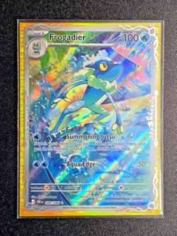 💧 Pokemon Frogadier CRI 89/86 🐸 Chaos Rising IR + *GOLD HOLO & FRAME SLEEVES* - Image 1