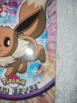 2000 Topps Pokemon TV Animation Edition Series 3 Non Holo#133Eevee Blue Label MP - Image 5