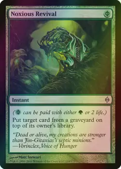 MTG Noxious Revival Foil ** New Phyrexia ** English - Image 1
