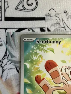 Scorbunny 225/217 ASC Rare Holo Yuu Nishida 2026 English Pokemon TCG - Image 3