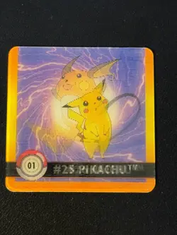 Pikachu Raichu Pokemon Artbox Flipz Premier Edition - Image 1