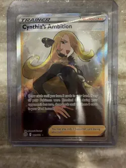 2022 Pokemon SWSH Brilliant Stars Cynthia's Ambition Ultra Rare #169/172 - Image 1