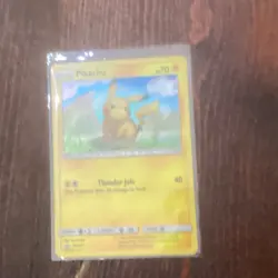 Pokemon Pikachu SM183 SM Promo Holo 70HP Basic Thunder Jolt English - Image 1