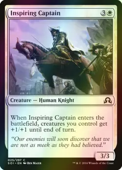 MTG Inspiring Captain Foil ** Shadows over Innistrad ** English - Image 1