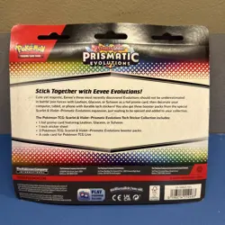 Prismatic Evolutions Tech Sticker Collection Leafeon Pokemon Scarlet & Violet - Image 2