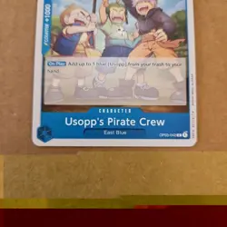 One Piece Usopp's Pirate Crew (OP03-042/294) OP03 Pillars of Strength NM TCG CCG - Image 3