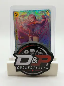 One Piece TCG Jewelry Bonney OP08-105 Alternate Art Foi NM - Image 3