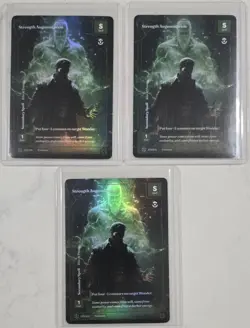 Wonders of the First - Lot of 3 Strength Augmentation 378/401 Formless Foils - Image 1