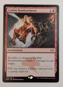 MTG - 1x Goblin Bombardment - Modern Horizons 2 - NM - Magic The Gathering 279 - Image 1