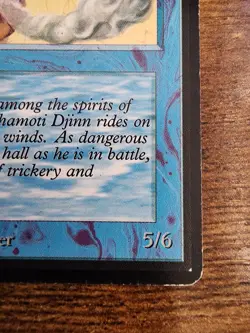 MTG Mahamoti Djinn ⭐BETA MP+/LP-⭐ ⭐10 REAL HQ PICS! ⭐Rare Vintage 1993 Magic - Image 5
