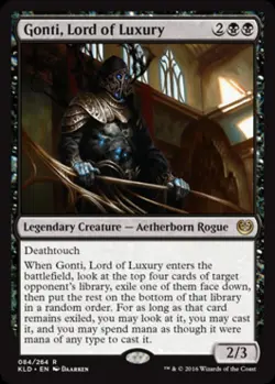 Gonti, Lord of Luxury -Foil Light Play MTG Kaladesh - Image 1