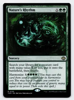 Nature's Rhythm [0150] TDM Rare Non-Foil [MTG Card English] - Image 1