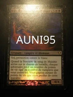 mtg magic Malakir Bloodwitch FOIL FRENCH fr vf Sorciere de sang de Malakir - Image 1