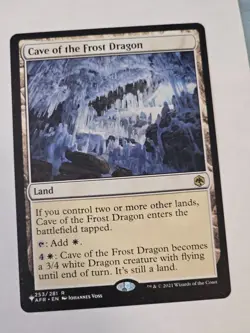 MTG - Cave of the Frost Dragon - Reprints Adventure of Forgotten - Image 1