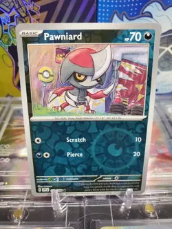 Pawniard 132/198 Reverse Holo Common Pokemon TCG Scarlet & Violet Base Set - Image 1