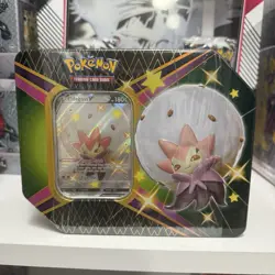 Pokemon TCG: Shining Fates Tin Eldegoss V Factory Sealed Brand New Booster Packs - Image 1