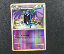 Pokemon TCG HGSS Unleashed - Golbat 30/95 Reverse Holo Uncommon NM - Image 1