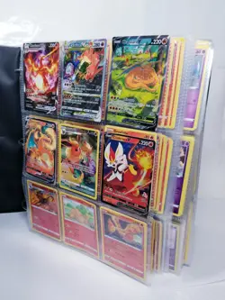 Collectors Album Pokemon Cards Lot Over 500 - Image 1