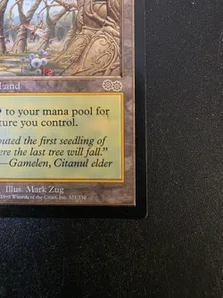 Gaea's Cradle Urza's Saga Legendary Land Green Rare Mark Zug 321/350 1998 MTG - Image 4