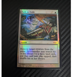 MTG Foil Path to Exile DCI Promo 2009 Rebecca Guay Art - Image 1