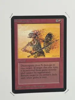 MTG Disintegrate ALPHA Edition (1993) - Image 1