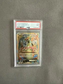 Pokemon XY Evolutions Mega M Charizard EX Full Art 2016 101/108 PSA 9 - Image 1