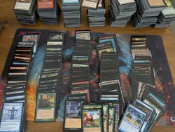 MTG Black Bordered Vintage Job Lot. Magic The Gathering ~2500 Com and Uncommon - Image 1