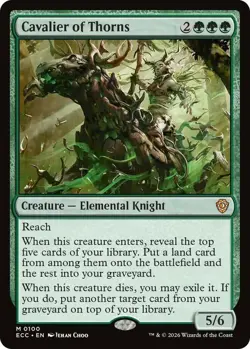 4x Cavalier of Thorns NM-Mint, English Commander: Lorwyn Eclipsed MTG Magic - Image 1