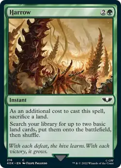 MTG Foil - Harrow (Surge Foil) - 216 / NM / English - Image 1