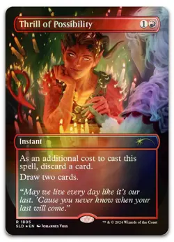 Thrill of Possibility (1805) (Rainbow Foil) #1805 NM Secret Lair Drop Magic MTG - Image 1