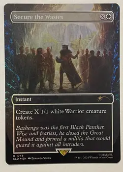 Secure the Wastes Rainbow Foil - Secret Lair MTG Magic the Gathering - Image 1