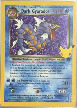 2021 Pokemon TCG Dark Gyarados 8/82 Celebrations Holo Rare NM/M - Image 1